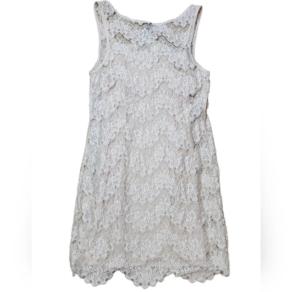 Free people Ivory Lace Mini Dress - Picture 2 of 6